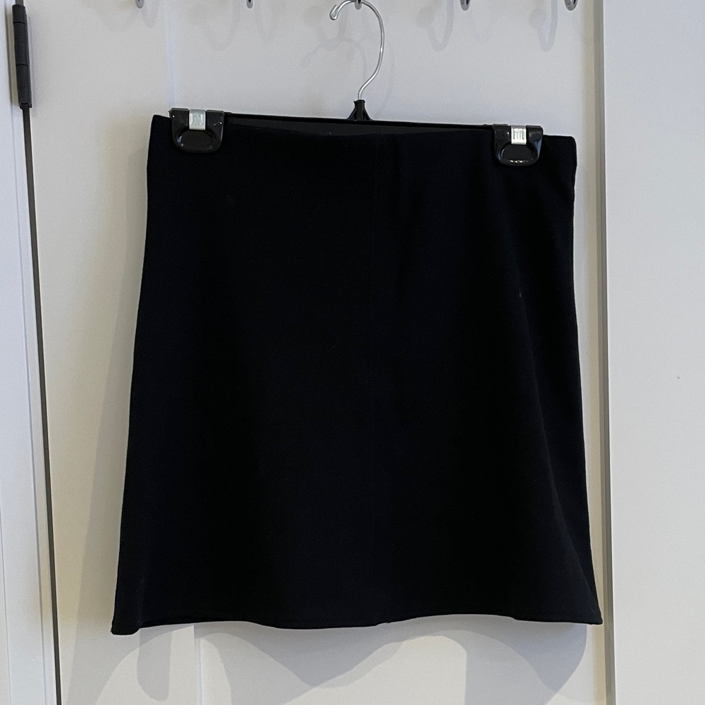 Classic Black A-Line Skirt with stretchy elastic waistband